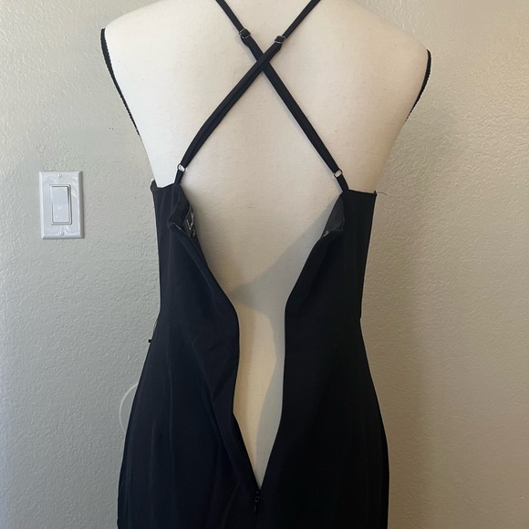 Lulus Black Midi Dress - Picture 6 of 8